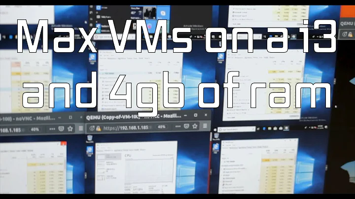 How many windows 10 vms can be ran on a i3 and 4gb of ramand swap testing 4