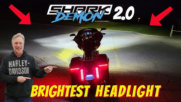 Road Glide Shark Demon 2 Performance Headlight | Custom Dynamics