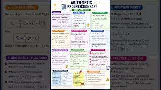 Arithmetic Progression (AP) #maths #important #education #mathstricks #mathematics