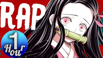 NEZUKO RAP | "Oni" | RUSTAGE ft. LulunaRina (1 Hour)