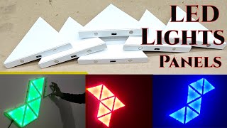 RGB led light panel/led Lights/Building DIY LED lights/DIY RGB Nanoleaf/HOW TO MAKE RGB LIGHT PANELS