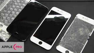 Переклейка стекла на экране iPhone 7 (и других) в Apple Pro