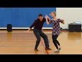 Lindy Hop Variations in Six Counts Lesson with Jenna Applegarth and Jon Tigert