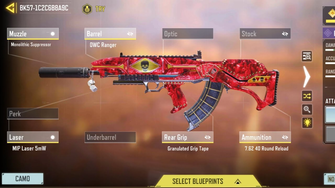 Bk Rifle Codm BK-57 NO RECOIL BUILD I SO STRONG..... (17 kills) .... # ...