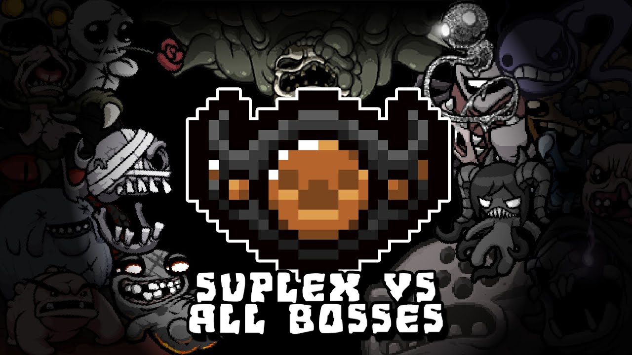 Suplexing EVERY BOSS in the Game - The Binding of Isaac Repentance
