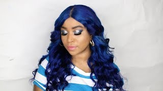 How To Water Color Hair Blue From 613 Start To Finish Ft Stema Hair
