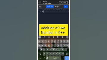 Addition of Two number in C++ #cprogramming #cpp #programmer #program #javascript #trending #viral