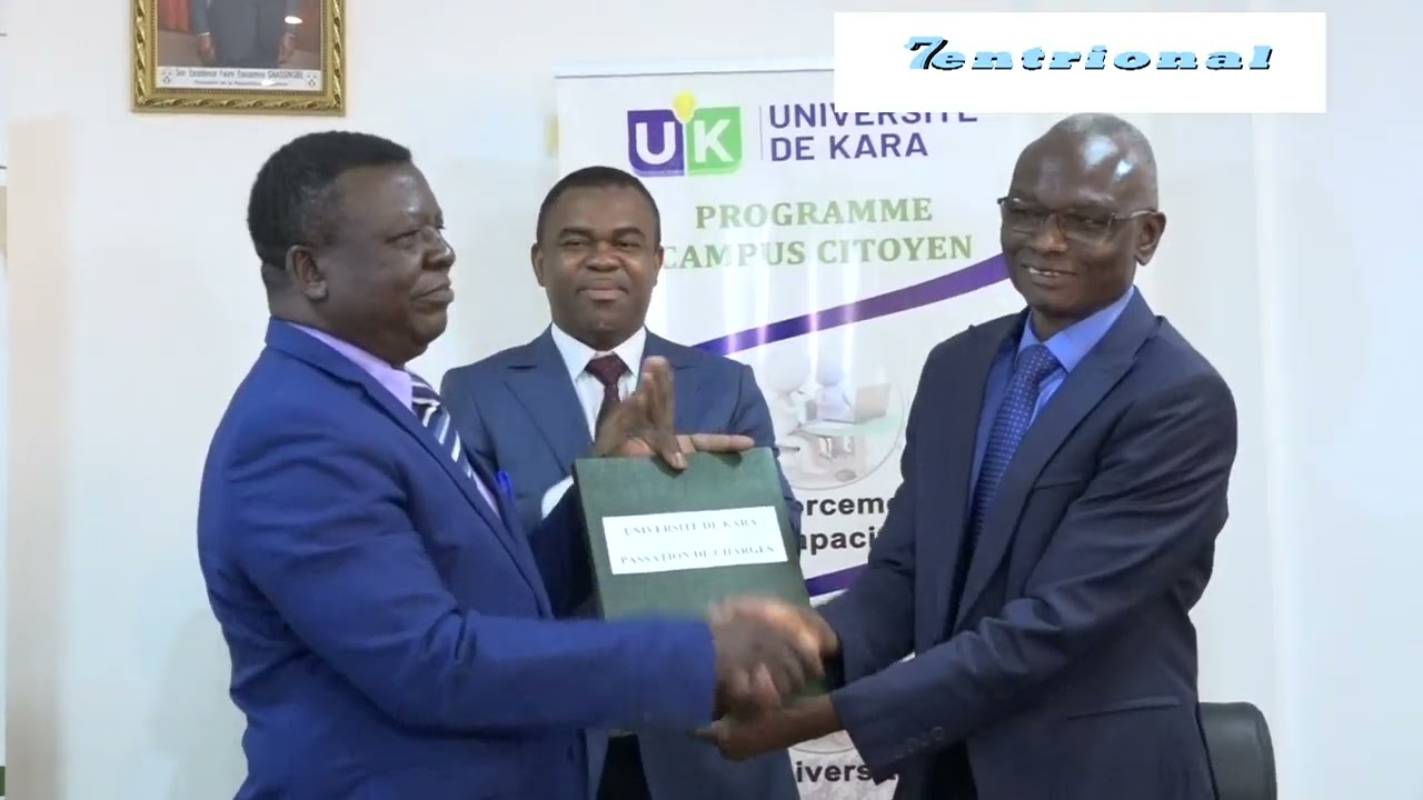 Le nouveau président de l'université de Kara  a pris fonction