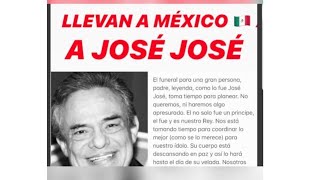 MENSAJE DE SARITA HIJA MENOR DE JOSÉ JOSÉ LO LLEVARA A MEXICO