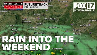 Light rain to linger in Middle Tennessee, your weekend forecast