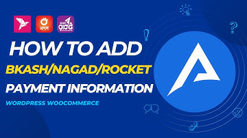 How to Add bkash/Nagad/Rocket(Manual)Payment Information in WooCommerce|WordPress Tutorial| Advaxe.