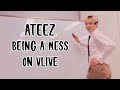 ateez being a mess on vlive for 8 minutes