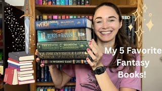 My 5 favorite fantasy books of all time!📚✨