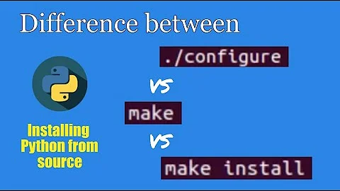 Understanding configure vs make vs make install | Compiling from Source