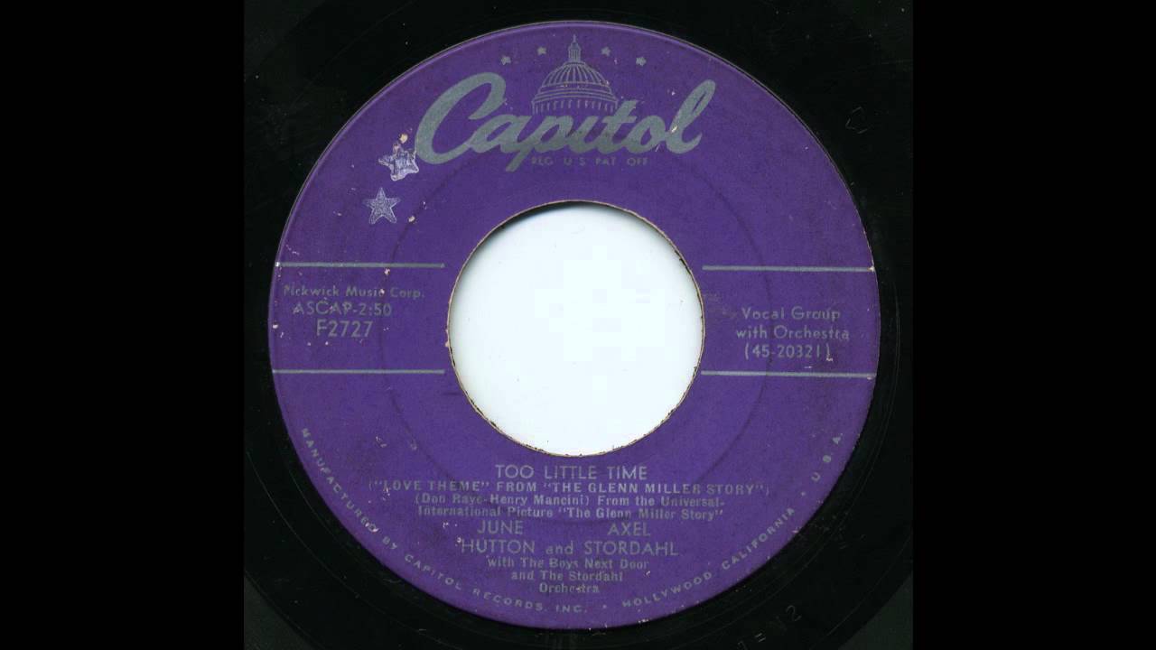 June Hutton & Axel Stordahl - Too Little Time