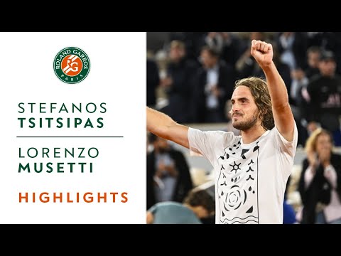 Stefanos Tsitsipas vs Lorenzo Musetti - Round 1 Highlights I Roland-Garros 2022