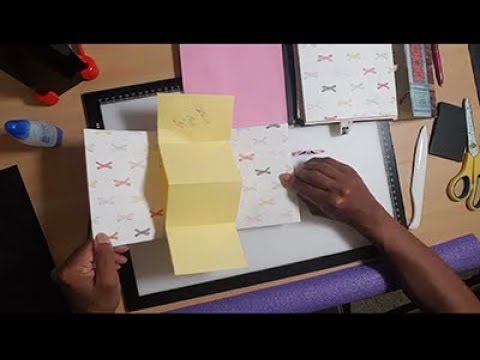 How to make two new scrapbook pop up cards tutorial - YouTube