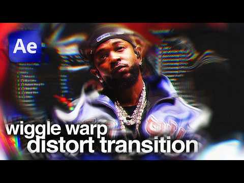 SECRET Method to Create Distorted Wiggle Warp Transitions in After Effects