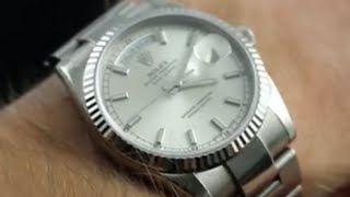 Rolex Oyster Perpetual Day Date "President"  118239 Luxury Watch Review