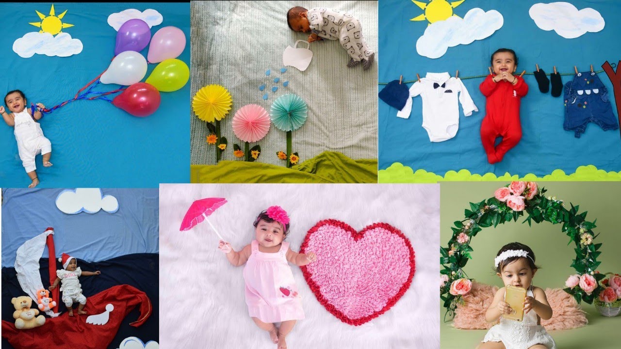 DIY Ideas for Baby Photoshoot at Home | Photojaanic