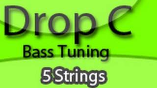 tuning your bass to drop c (five strings)
