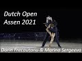 Dorin Frecautanu & Marina Sergeeva. Show Rumba. Dutch Open. Assen 2021