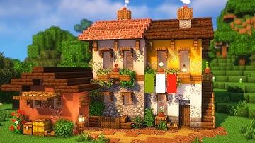 Minecraft: 2-Player Italian Survival House [Tutorial]