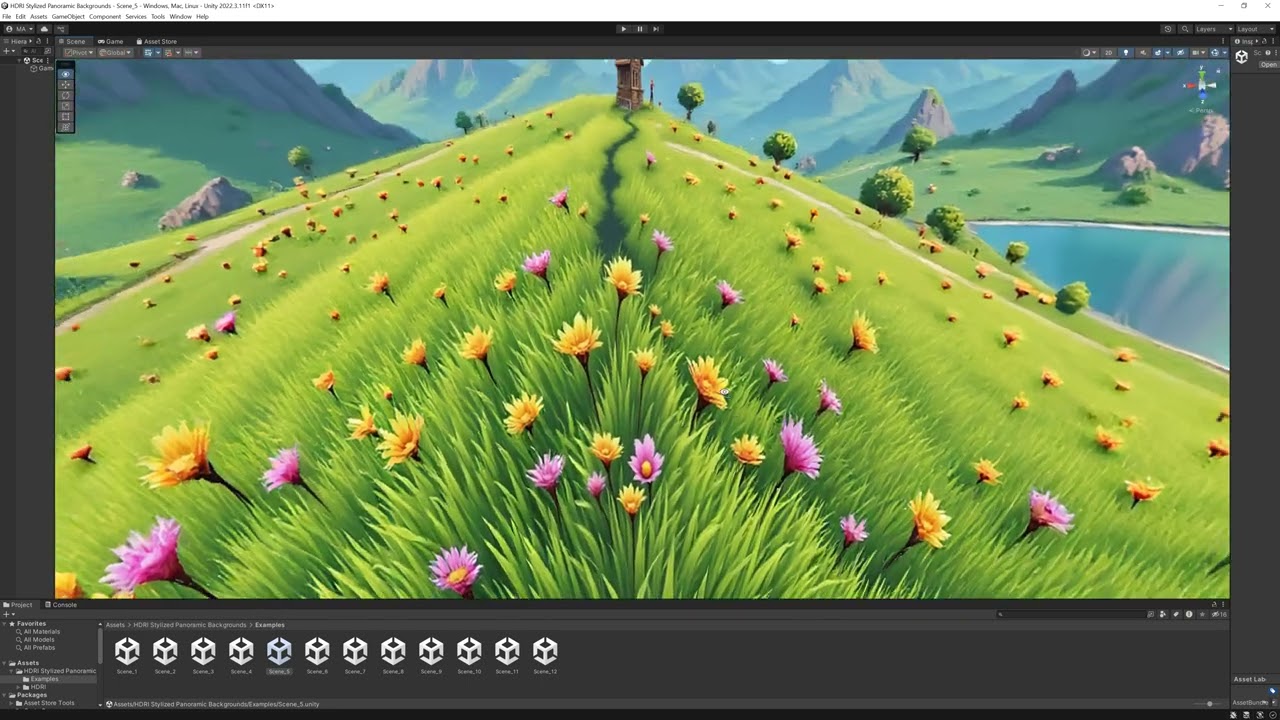 HDRI Stylized Panoramic Backgrounds, video preview 2