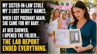 My Sister-in-Law Stole My 3 Lost Babies’ Names—Then the Lab Report Exposed What She Did to My preg..