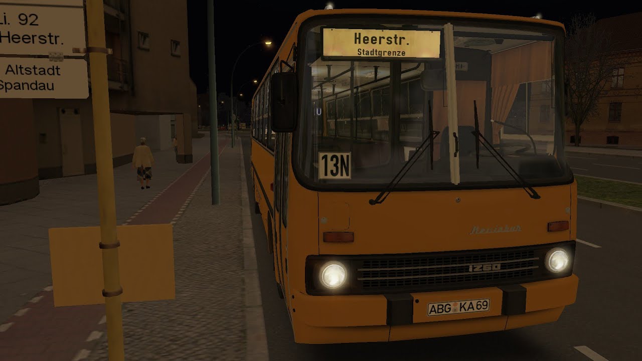 Omsi 2 Addon Berlin-Spandau 1987 - Route 13N U Altstadt - Stadtgrenze (PC)