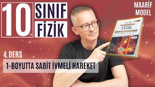 10. SINIF FİZİK MAARİF KAMPI 4.DERS BİR BOYUTTA SABİT İVMELİ HAREKET