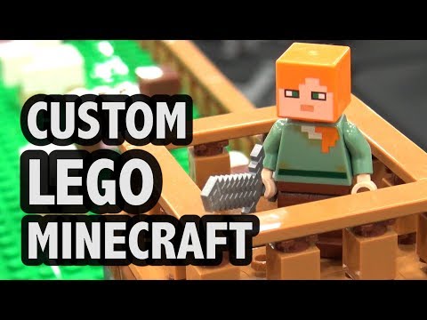LEGO Minecraft Underground Biome Worlds!
