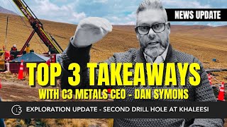 Top 3 Takeaways With C3 Metals Ceo - Second Drill Hole Results At Khaleesi Copper Project Peru