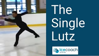 Key Figure Skating Jump Technique! The Single Lutz!