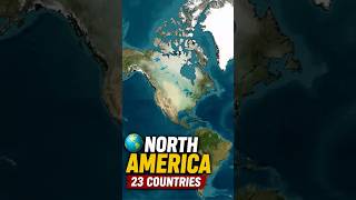 How Many Countries Are Actually In North America? 🌎 #geography #shorts #map