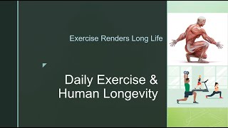 exercise and longevity