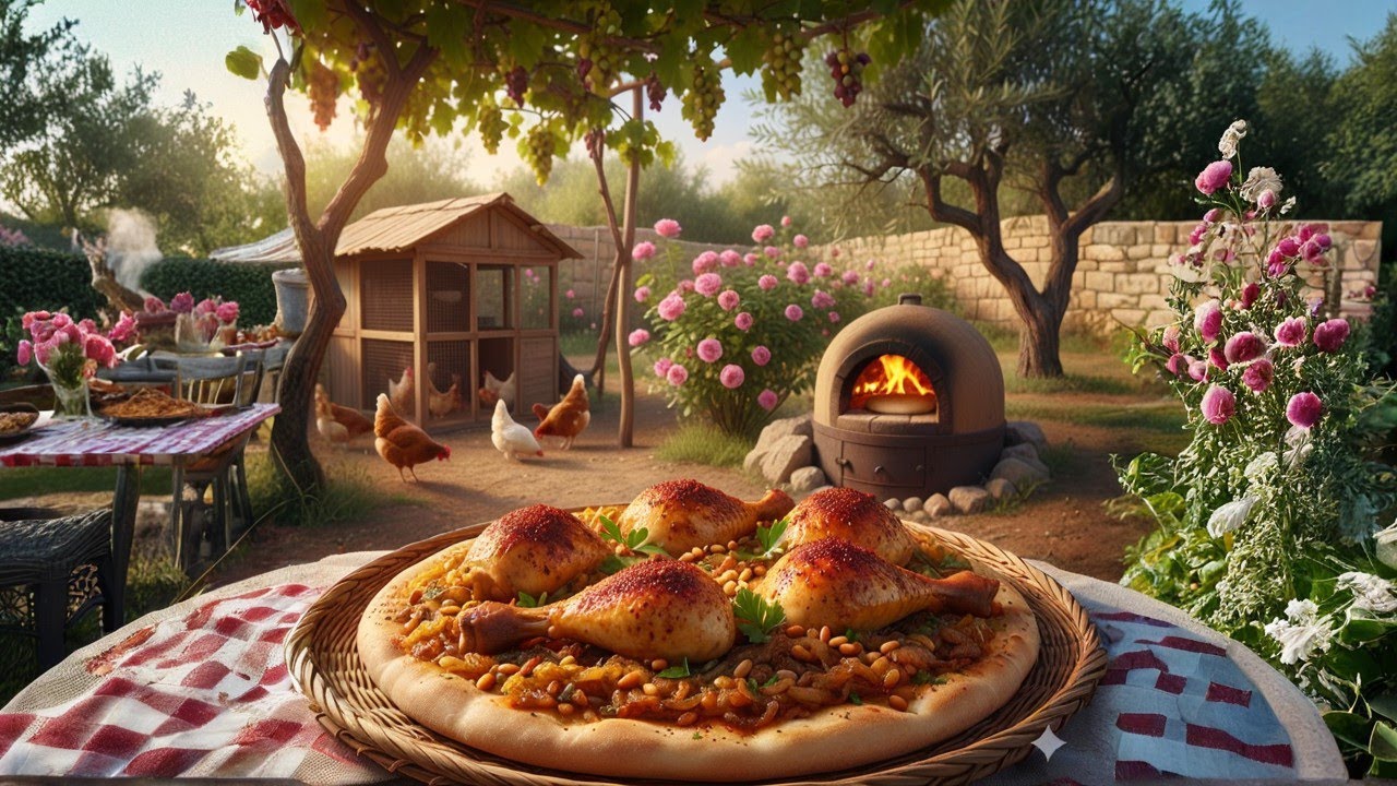 Палестинский Муса́хан, как вы ещё не видели! Хлеб на дровах и секрет луковой приправы