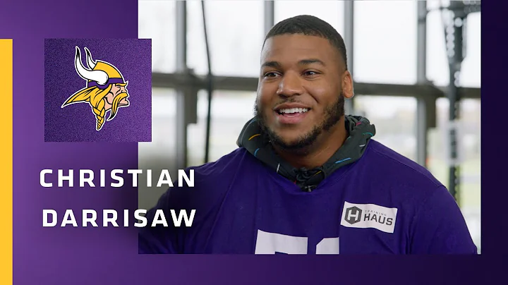 Christian Darrisaw on His Relationship With Kirk Cousins & Where He's Improved Most From Last Season