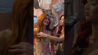 Mikha *flips Sheena's hair*: Yeah, let's have fun! #BINI_SignalsEP #BINI #mikhalim #sheena