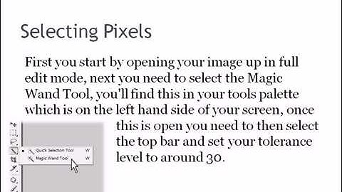 Adobe CreativeCloud Adobe Elements Tutorials - How To Master The Magic Wand Tool link in description