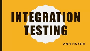 Integration Testing Sandwich Approach