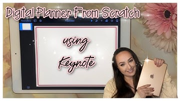 Creating A Bullet Journal or Digital Planner Spread Using KEYNOTE