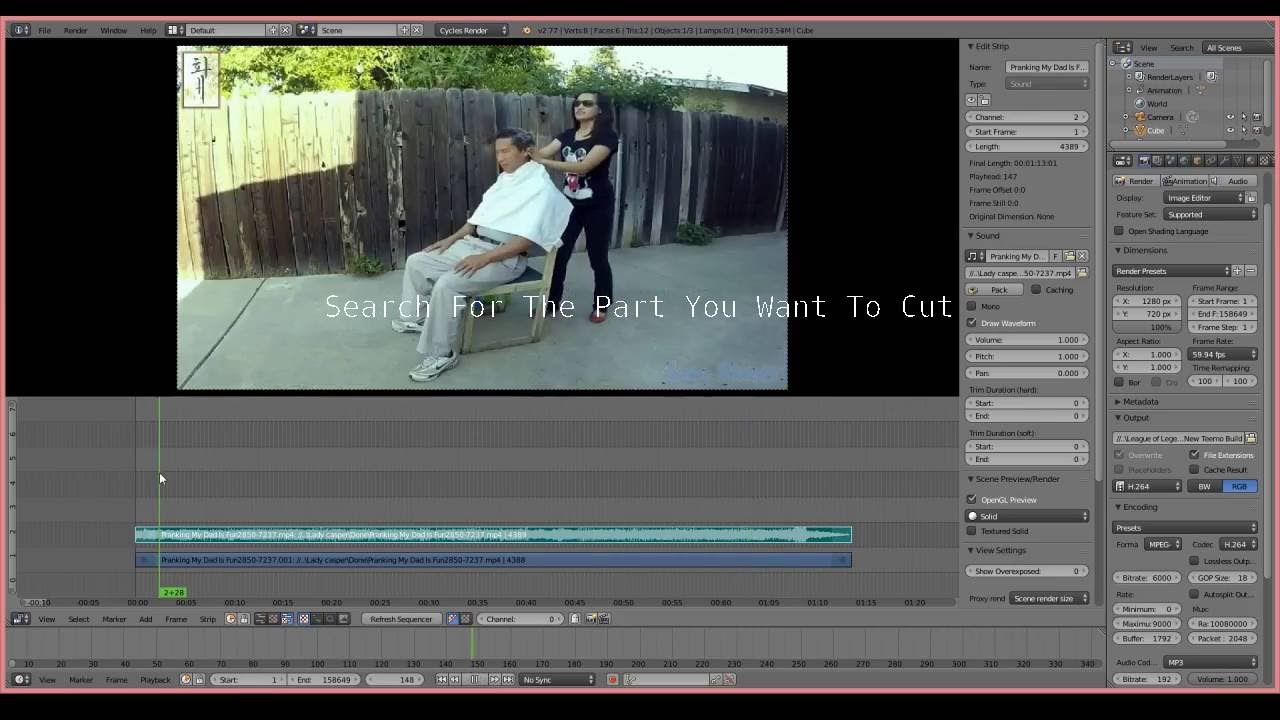 Blender Exports Edited Video Sound File To Mp3 YouTube