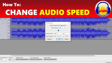How To: Speed Up And Slow Down Audio in Audacity