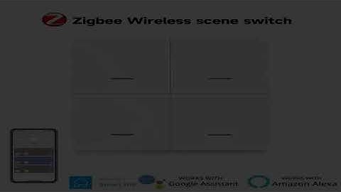 Tuya ZigBee Smart Scene Switch 4 Button Switch Home Assistant Tuya Smart Home Zigbee 4 Gan