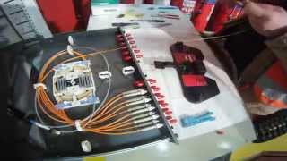Mechanical Fiber Optic Splicing - Time Lapse