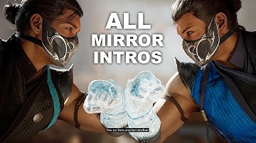 Mortal Kombat 1 All Mirror Intros Dialogue Character Banter MK1