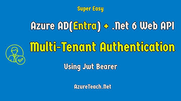 Azure AD Web Api Authentication  Multitenant | .Net6 Web API Azure AD Multi Tenant Authentication
