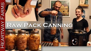 Raw Pack Method Canning Meat How To | Preserving Meat | Storing Meat | Stocking Up | Deer Venison