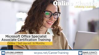 Microsoft Office Specialist Associate Certification Training